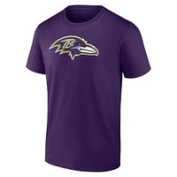 Men's Fanatics Purple Baltimore Ravens #1 Dad T-Shirt