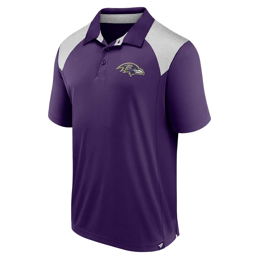 Men's Fanatics Purple Baltimore Ravens Primary Polo