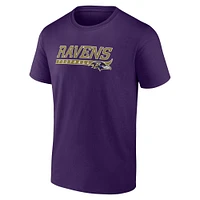Men's Fanatics  Purple Baltimore Ravens Take The Lead T-Shirt