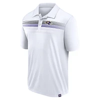 Men's Fanatics White Baltimore Ravens Big & Tall Sublimated Polo