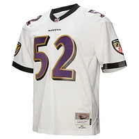 Men's Mitchell & Ness Ray Lewis White Baltimore Ravens 2000 Legacy Replica Jersey