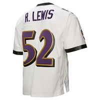 Men's Mitchell & Ness Ray Lewis White Baltimore Ravens 2000 Legacy Replica Jersey
