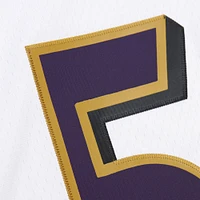 Men's Mitchell & Ness Ray Lewis White Baltimore Ravens 2000 Legacy Replica Jersey