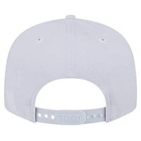 Men's New Era Baltimore Ravens Main White on White 9FIFTY Snapback Hat