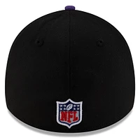Men's New Era Black/Purple Baltimore Ravens 2025 NFL Draft 39THIRTY Flex Hat