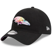 Men's New Era  Black Baltimore Ravens 2023 NFL Crucial Catch 9TWENTY Adjustable Hat