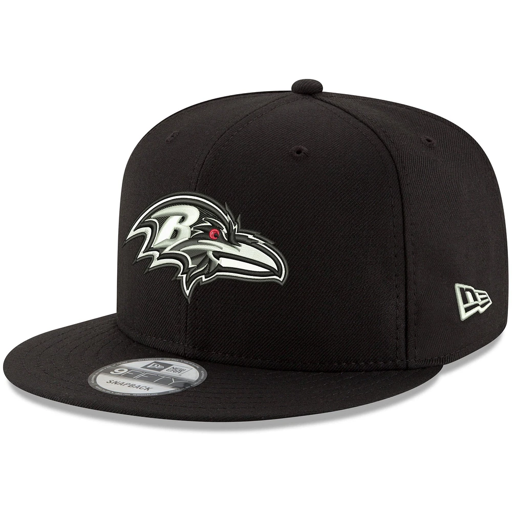 Casquette réglable New Era Baltimore Ravens B-Dub 9FIFTY pour homme