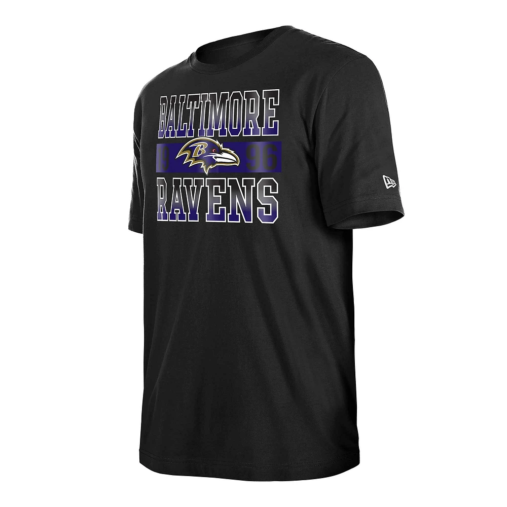 Men's New Era Black Baltimore Ravens City Team T-Shirt