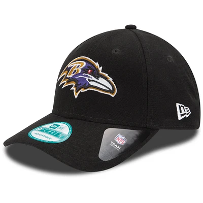 Casquette ajustable The League 9FORTY Black Baltimore Ravens pour homme New Era pour homme Ravens Raven