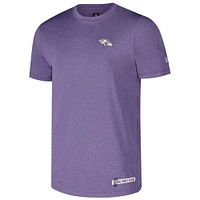 Men's New Era Heather Purple Baltimore Ravens 2024 NFL Training Camp T-Shirt