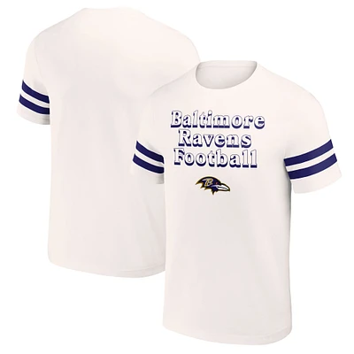 T-shirt vintage pour homme NFL x Darius Rucker Collection by Fanatics crème Baltimore Ravens