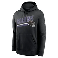 Men's Nike Black Baltimore Ravens Club Fleece Pullover Hoodie