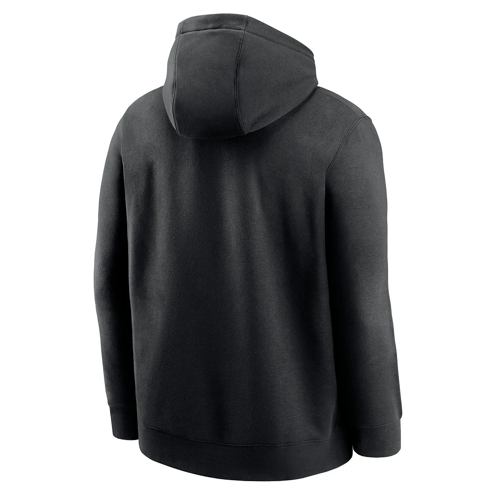 Men's Nike Black Baltimore Ravens Club Fleece Pullover Hoodie