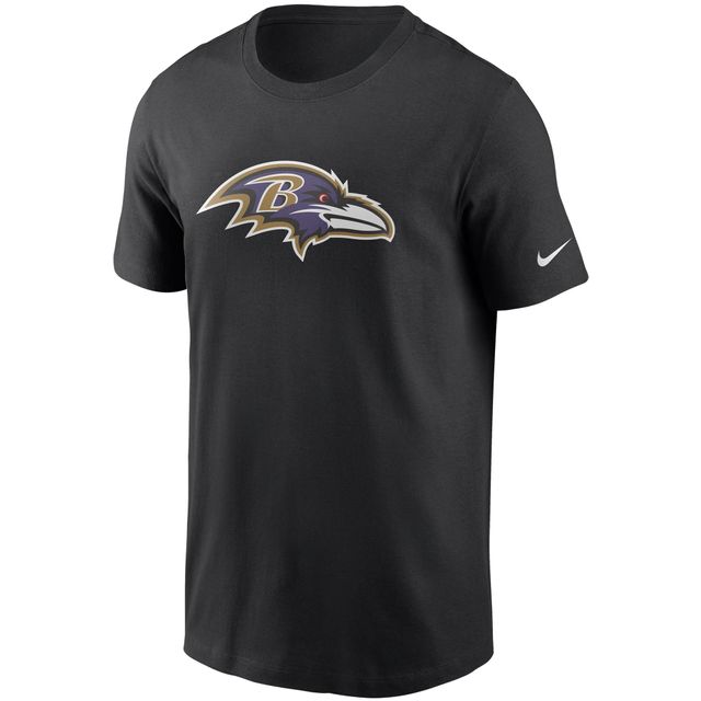 T-shirt Nike noir avec logo principal des Ravens de Baltimore pour homme
