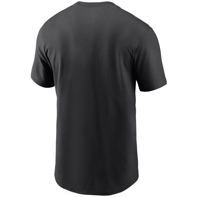 T-shirt Nike noir avec logo principal des Ravens de Baltimore pour homme