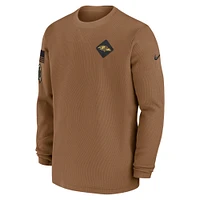 Men's Nike Brown Baltimore Ravens Salute to Service Pullover Sweatshirt