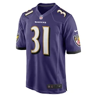 Men's Nike Dalvin Cook  Purple Baltimore Ravens Game Jersey