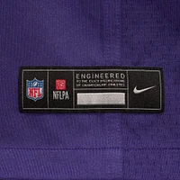 Men's Nike Justice Hill Purple Baltimore Ravens Game Jersey