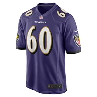 Men's Nike Kyle Fuller  Purple Baltimore Ravens Game Jersey
