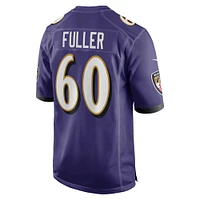Men's Nike Kyle Fuller  Purple Baltimore Ravens Game Jersey
