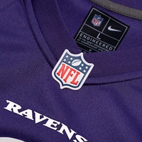 Men's Nike Kyle Fuller  Purple Baltimore Ravens Game Jersey