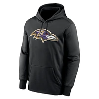 Men's Nike Lamar Jackson Black Baltimore Ravens Player Name & Number Performance Pullover Hoodie