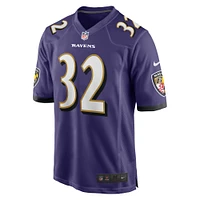 Men's Nike Marcus Williams Purple Baltimore Ravens Game Jersey
