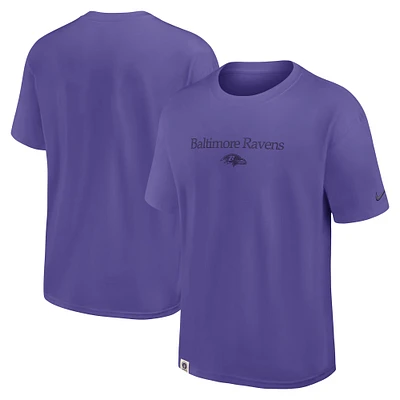 T-shirt Nike violet Glory Max90 des Baltimore Ravens pour homme