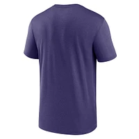 Men's Nike Purple Baltimore Ravens Primetime Legend Wordmark Performance T-Shirt