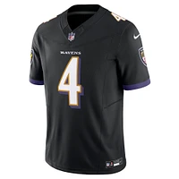 Men's Nike Zay Flowers Black Baltimore Ravens Alternate Vapor F.U.S.E. Limited Jersey