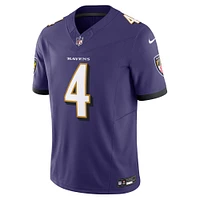 Men's Nike Zay Flowers Purple Baltimore Ravens Vapor F.U.S.E. Limited Jersey