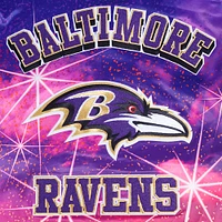 Men's Pro Standard Black Baltimore Ravens Sublimated Satin Full-Snap Jacket