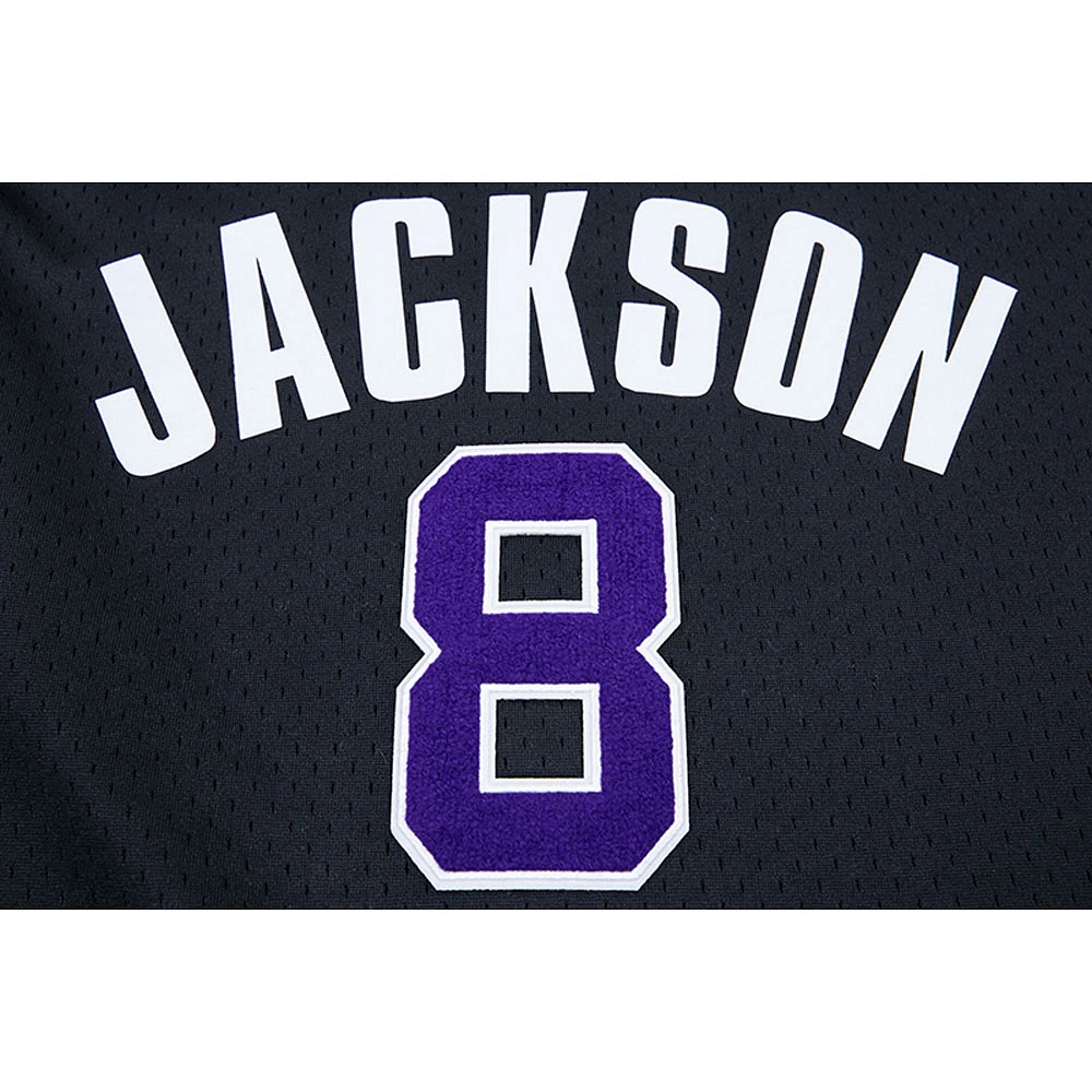 Haut Pro Standard Lamar Jackson noir avec nom et numéro de joueur Baltimore Ravens pour homme