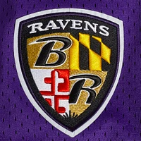 Men's Pro Standard Lamar Jackson Purple Baltimore Ravens Mesh Button-Up Baseball Jersey