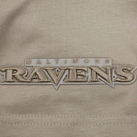 Sweat à capuche manches courtes pour homme Pro Standard Tan Baltimore Ravens Neutrals Capsule