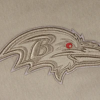 Sweat à capuche manches courtes pour homme Pro Standard Tan Baltimore Ravens Neutrals Capsule