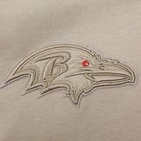 Sweat à capuche manches courtes pour homme Pro Standard Tan Baltimore Ravens Neutrals Capsule