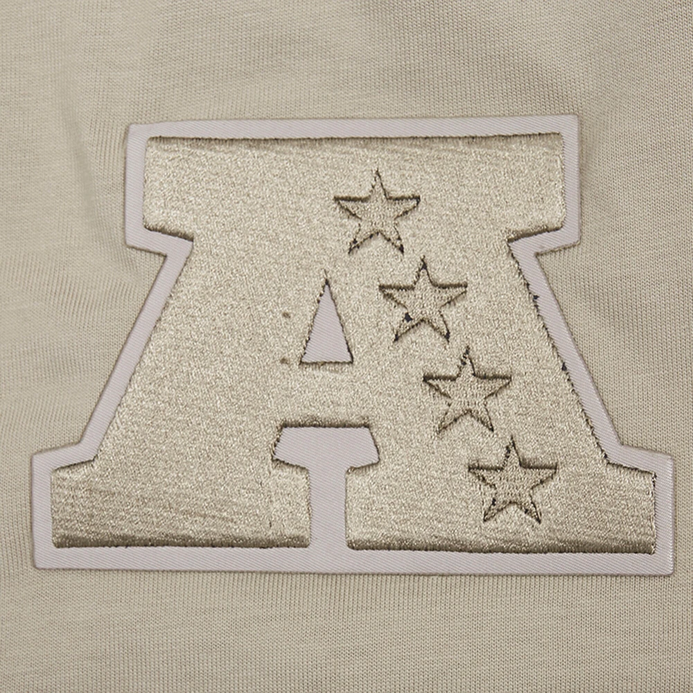 Sweat à capuche manches courtes pour homme Pro Standard Tan Baltimore Ravens Neutrals Capsule