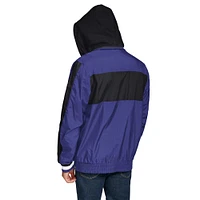 Men's Tommy Hilfiger Purple Baltimore Ravens Gael Lightweight Half-Zip Pullover Hoodie Jacket