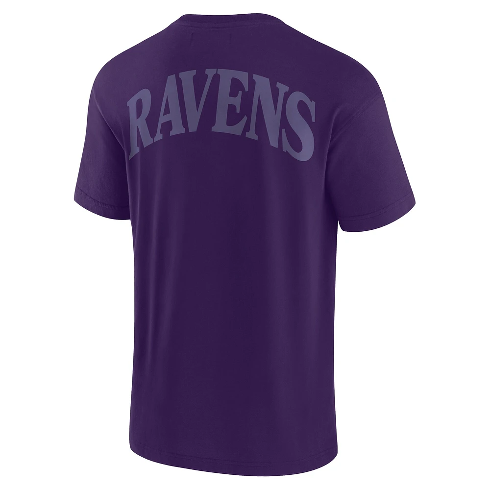 Unisex Fanatics  Purple Baltimore Ravens Elements Iconic T-Shirt