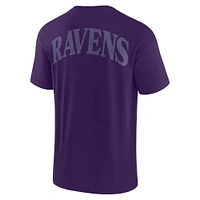 Unisex Fanatics  Purple Baltimore Ravens Elements Iconic T-Shirt