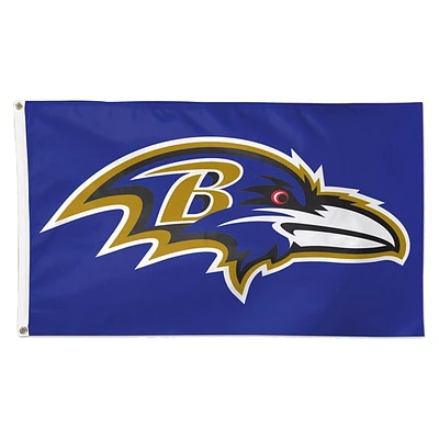 WinCraft Baltimore Ravens Deluxe Drapeau 3 pi x 5 pi