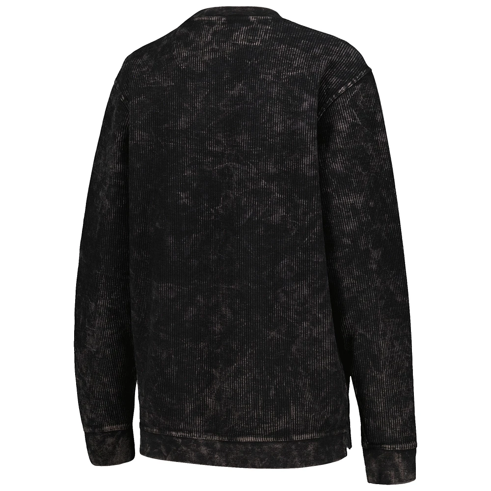 Women's G-III 4Her by Carl Banks Black Baltimore Ravens Comfy Cord Pullover Sweatshirt