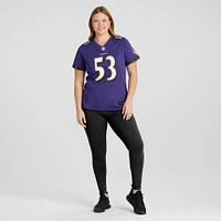 Maillot de joueur match Nike Del'Shawn Phillips violet Baltimore Ravens pour femme
