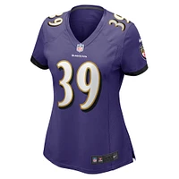 Women's Nike Duron Harmon  Purple Baltimore Ravens Game Jersey