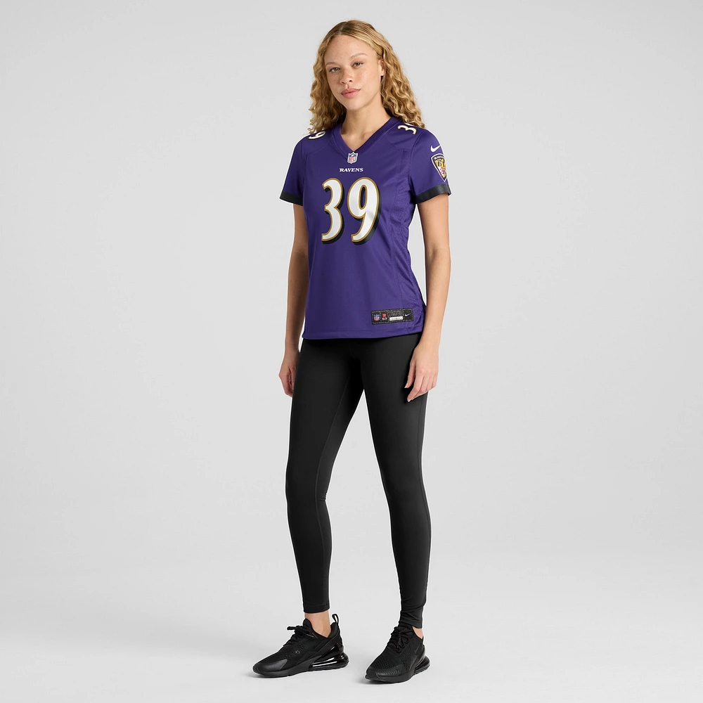 Women's Nike Duron Harmon  Purple Baltimore Ravens Game Jersey
