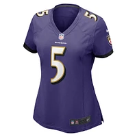 Women's Nike Jalyn Armour-Davis Purple Baltimore Ravens Game Player Jersey