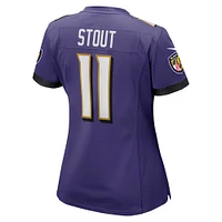 Women's Nike Jordan Stout Purple Baltimore Ravens Player Game Jersey