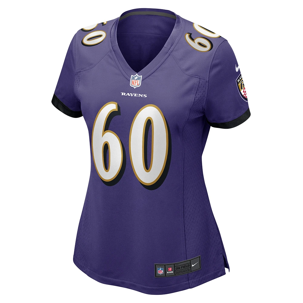 Women's Nike Kyle Fuller  Purple Baltimore Ravens Game Jersey