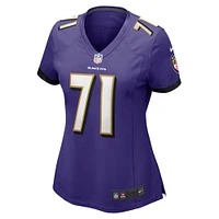 Women's Nike Malaesala Aumavae-Laulu  Purple Baltimore Ravens Game Jersey